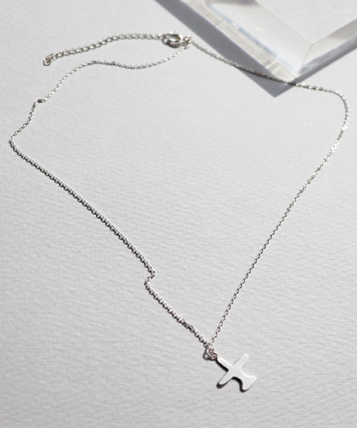 봉보(BONBEAU) Mini airplane pendant Necklace 미니 비행기 팬던트 실버목걸이
