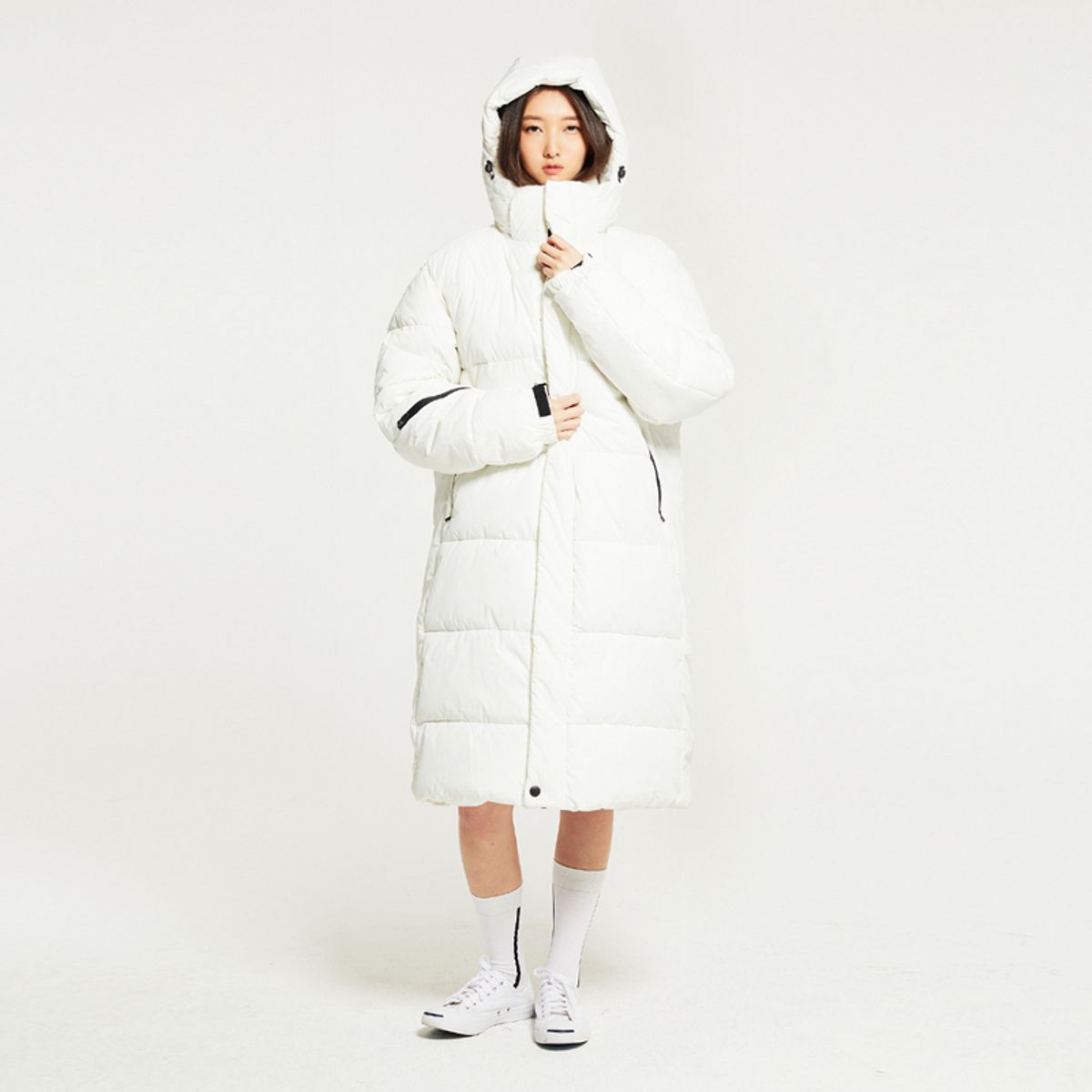 엔오티(NOT) COZY LONG PADDING [WHITE]