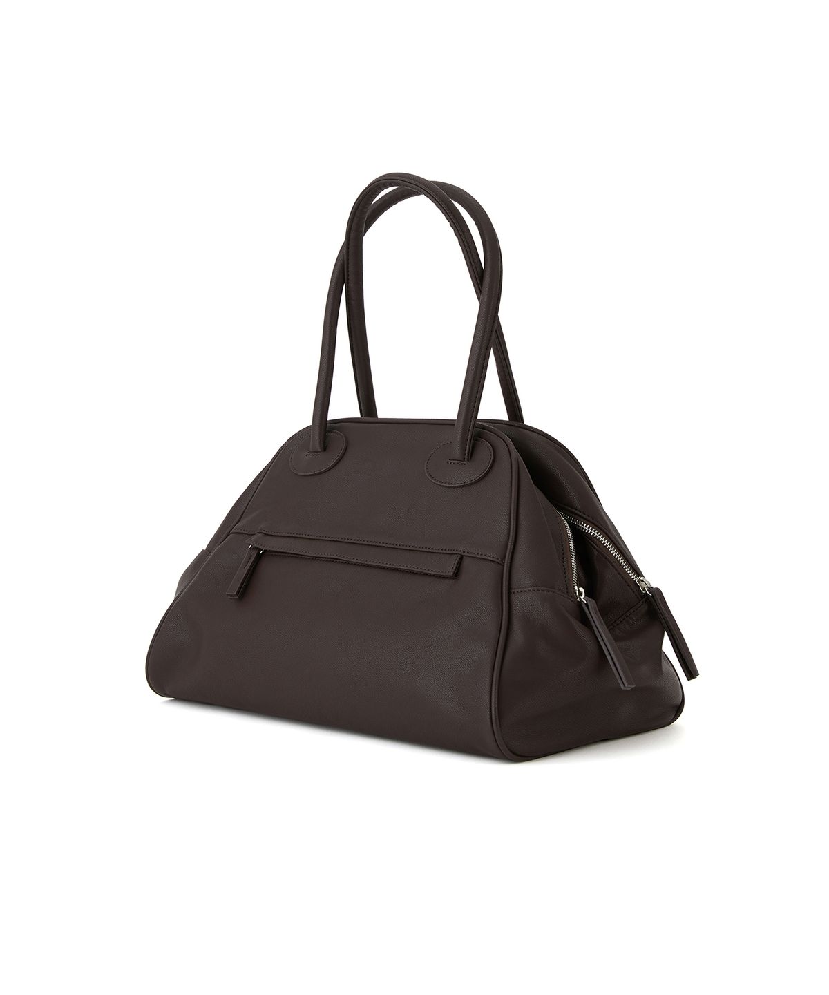 크리스틴프로젝트(CHRISTINE PROJECT) TWO ZIPPER BAG ORIGINAL(CACAO)