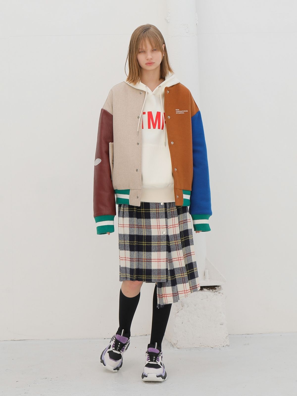 느와(NOIR) Woo skirt