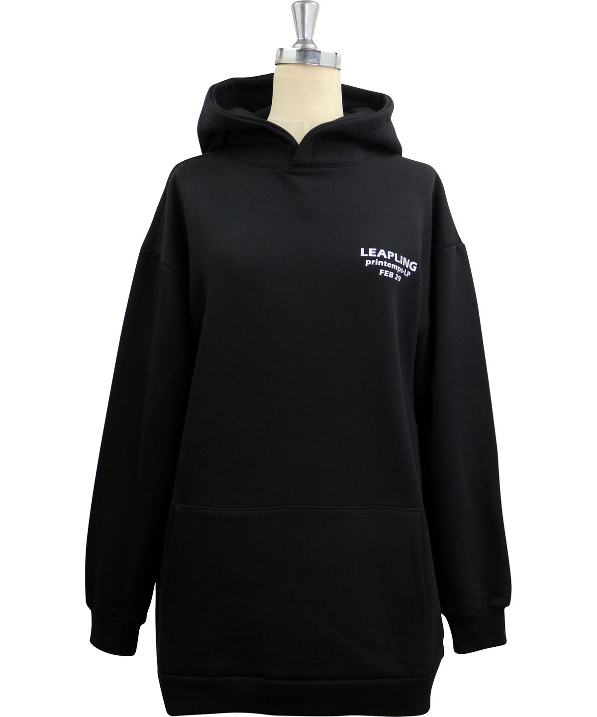 리플링(LEAPLING) BLACK HOODIE (몬난이)