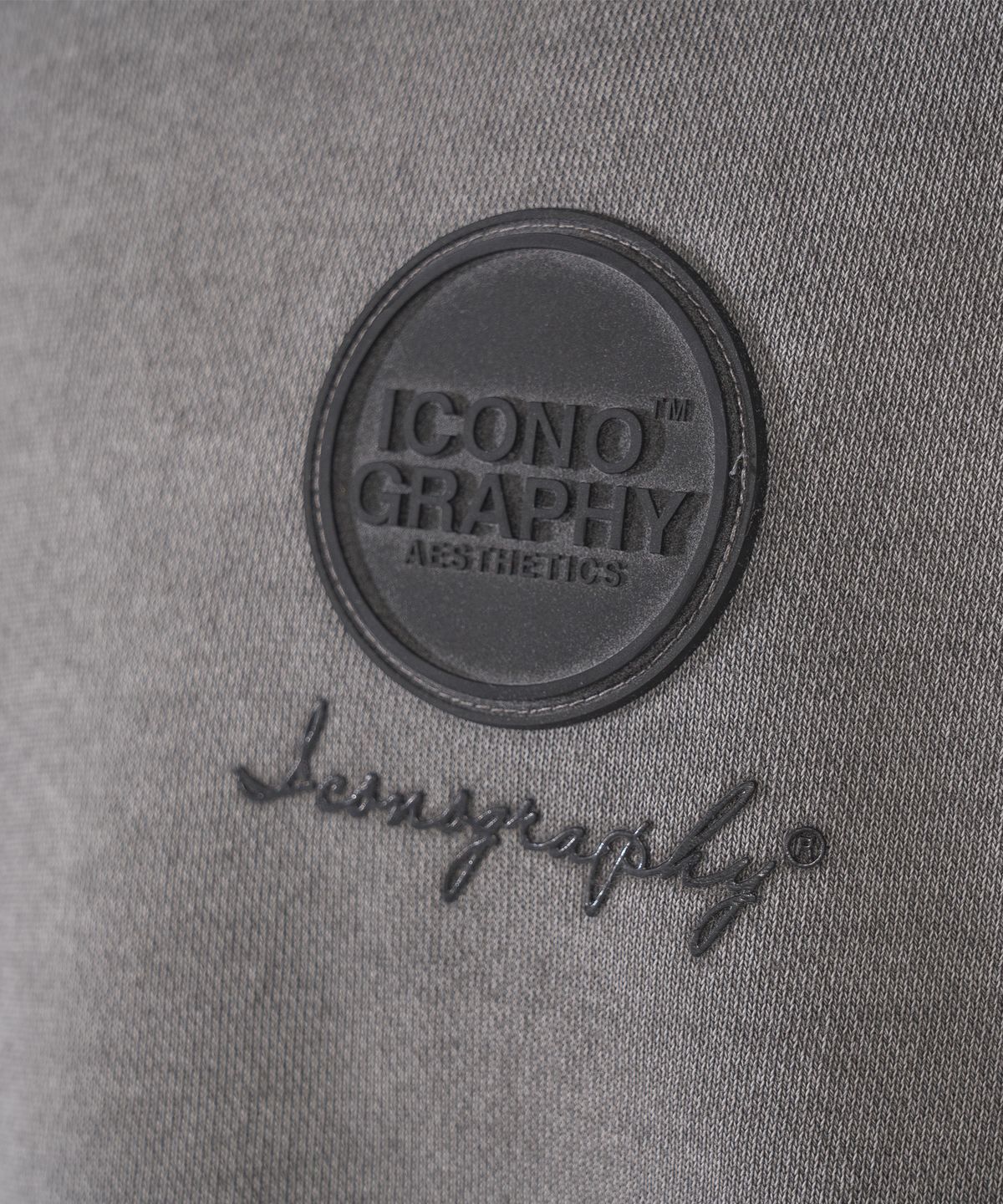 아이코노그라피(ICONOGRAPHY) 900G 헤비코튼 피그먼트 엠블럼 볼륨프린트 DGR