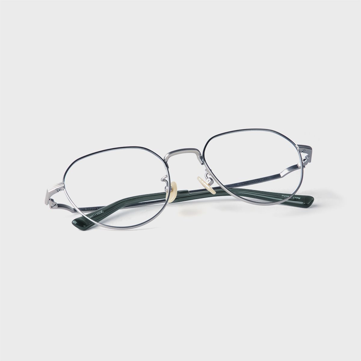 라치오 랩(RATIO LAB) W6-4 Bottle Green and Soft Silver