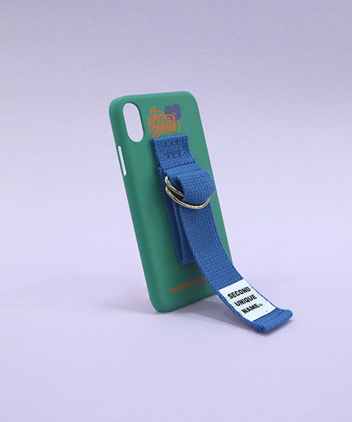 세컨드유니크네임(SECOND UNIQUE NAME) SUN CASE HOLLY GREEN RIVER BLUE (ILLUST)