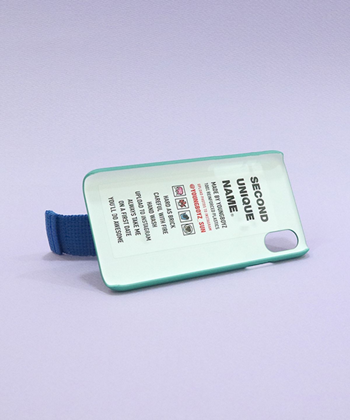 세컨드유니크네임(SECOND UNIQUE NAME) SUN CASE HOLLY GREEN RIVER BLUE (ILLUST)