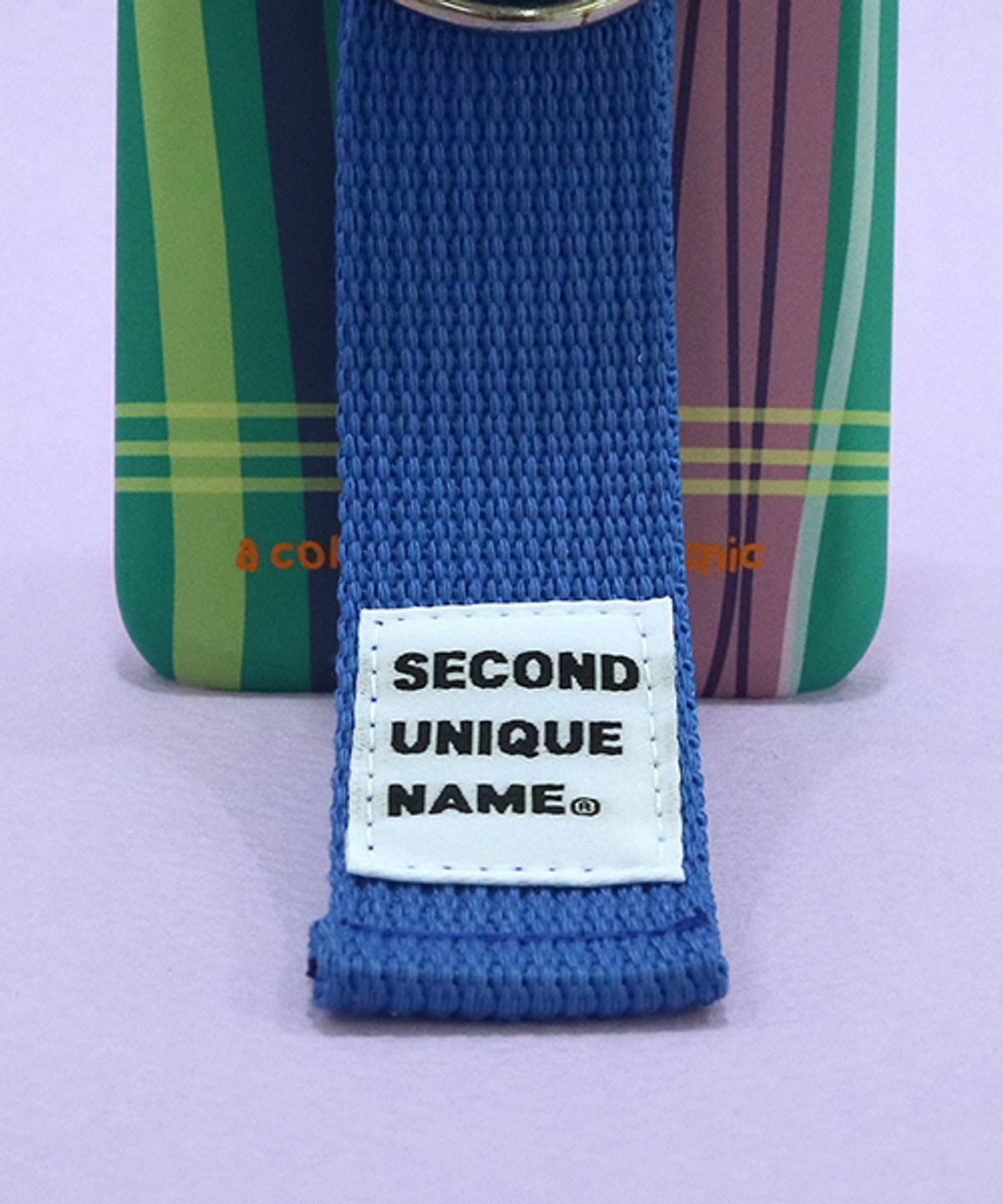 세컨드유니크네임(SECOND UNIQUE NAME) SUN CASE HOLLY GREEN RIVER BLUE (PATTERN)