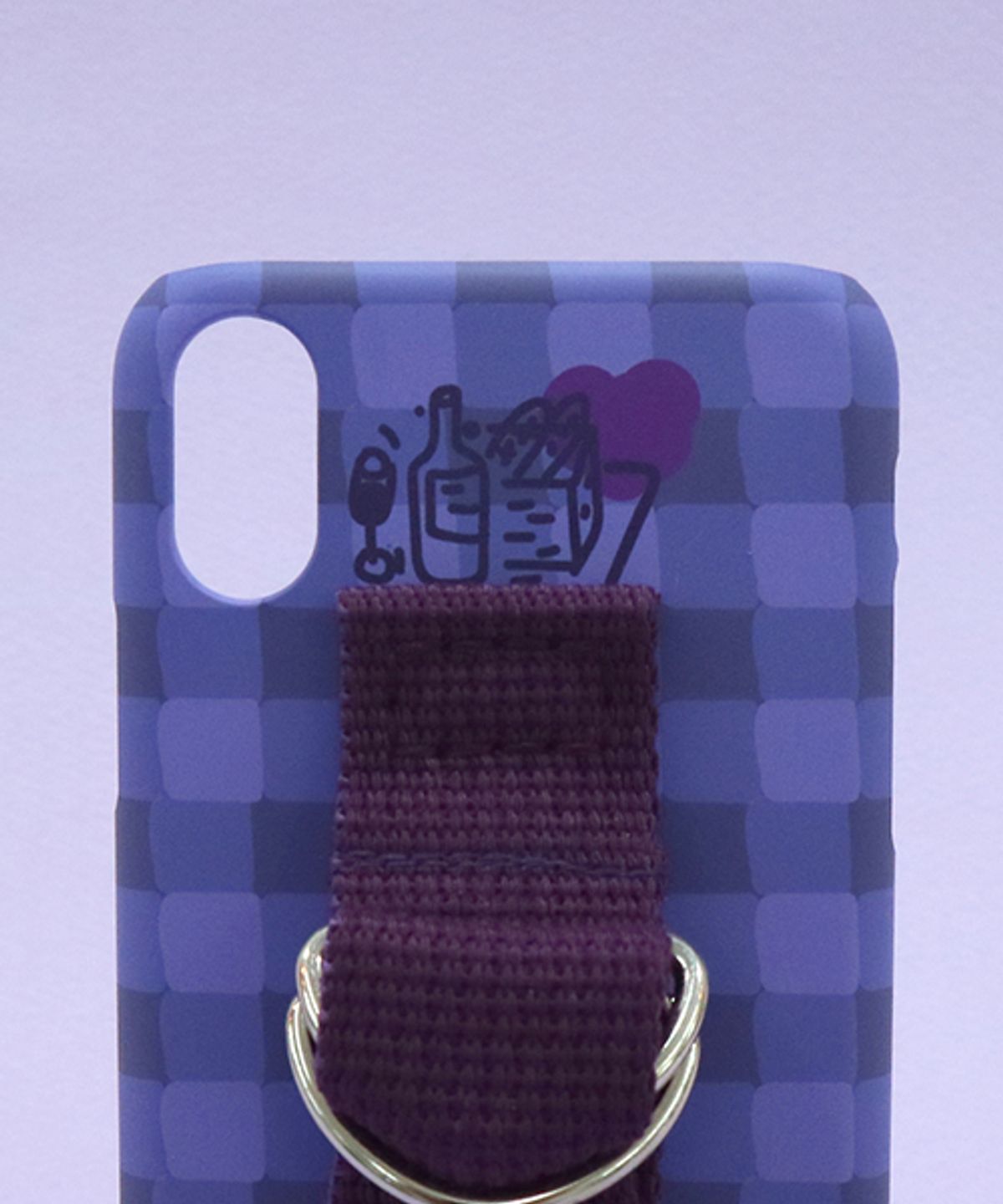 세컨드유니크네임(SECOND UNIQUE NAME) SUN CASE SEND PURPLE DEEP PURPLE (CHECK)