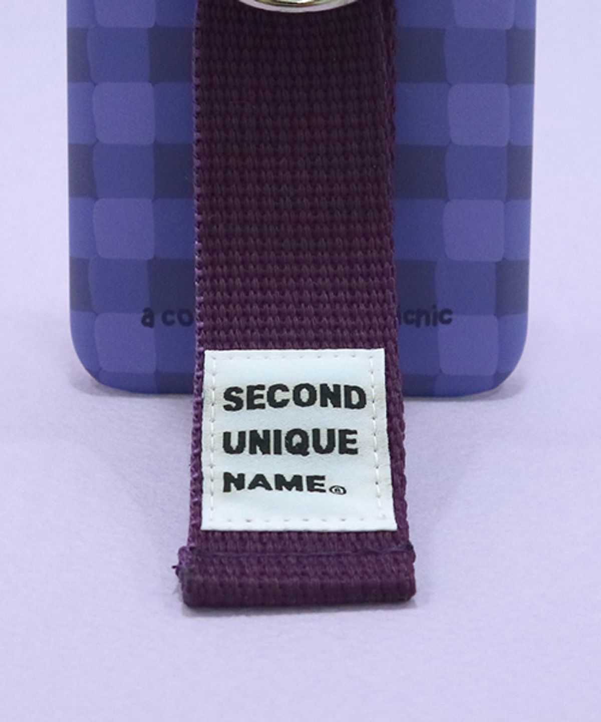 세컨드유니크네임(SECOND UNIQUE NAME) SUN CASE SEND PURPLE DEEP PURPLE (CHECK)