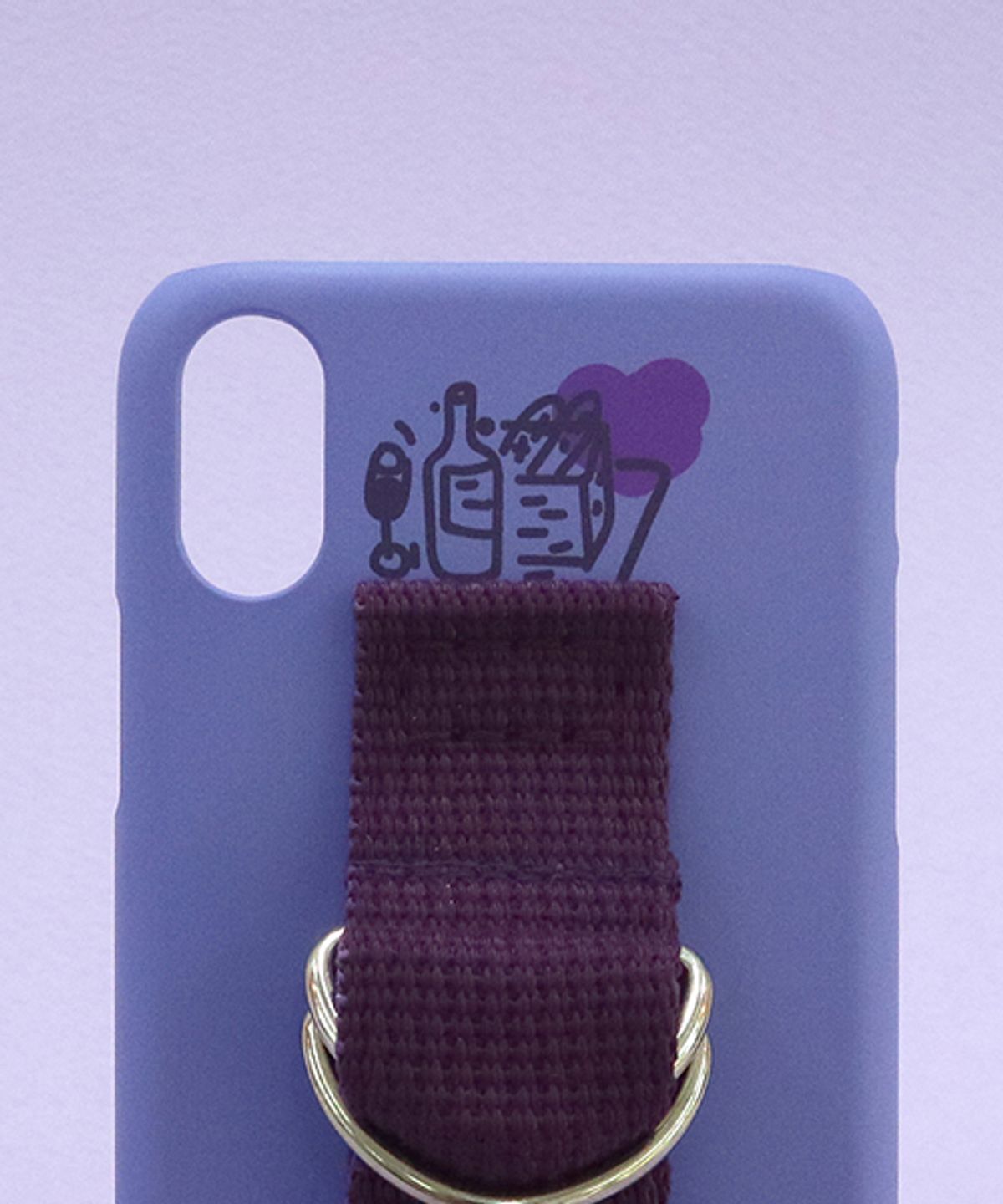 세컨드유니크네임(SECOND UNIQUE NAME) SUN CASE SEND PURPLE DEEP PURPLE (ILLUST)