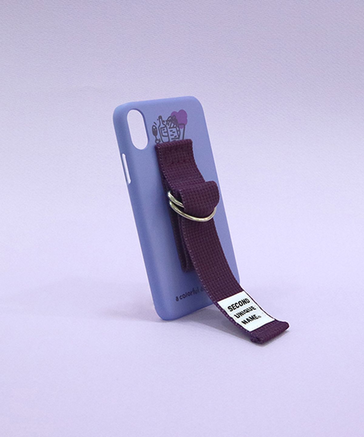 세컨드유니크네임(SECOND UNIQUE NAME) SUN CASE SEND PURPLE DEEP PURPLE (ILLUST)