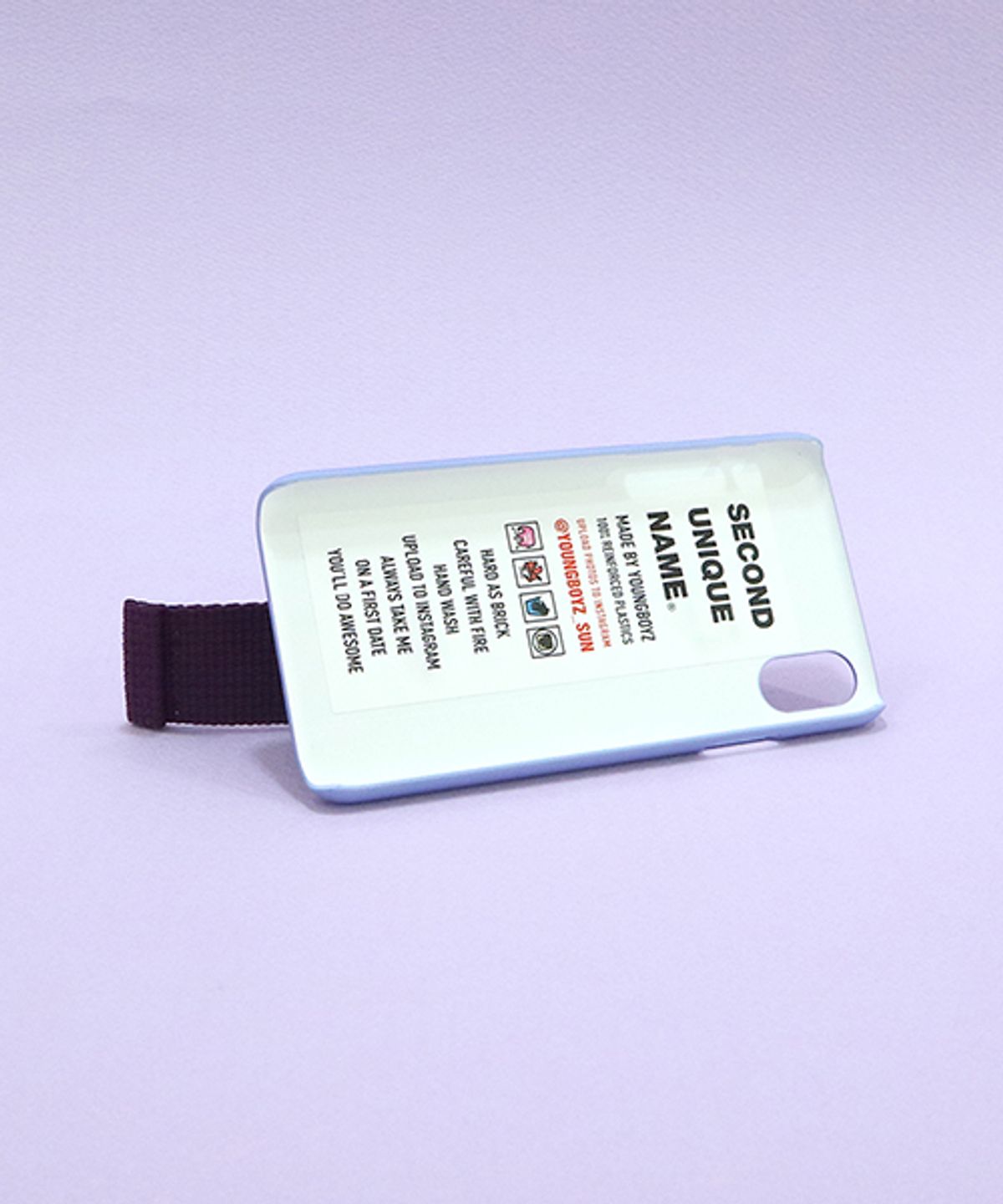 세컨드유니크네임(SECOND UNIQUE NAME) SUN CASE SEND PURPLE DEEP PURPLE (ILLUST)