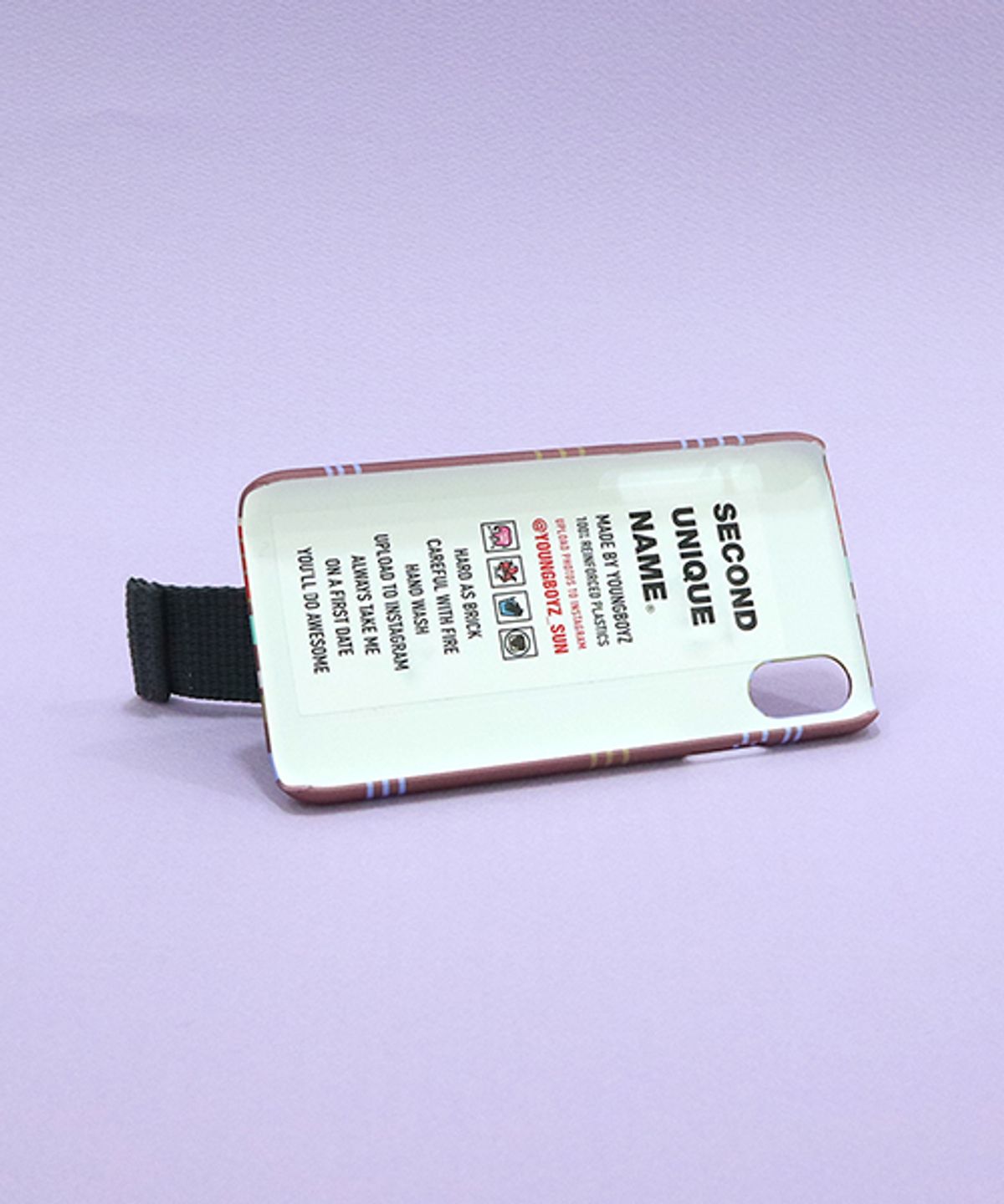 세컨드유니크네임(SECOND UNIQUE NAME) SUN CASE SMOKE BROWN DEEP GRAY (PATTERN)