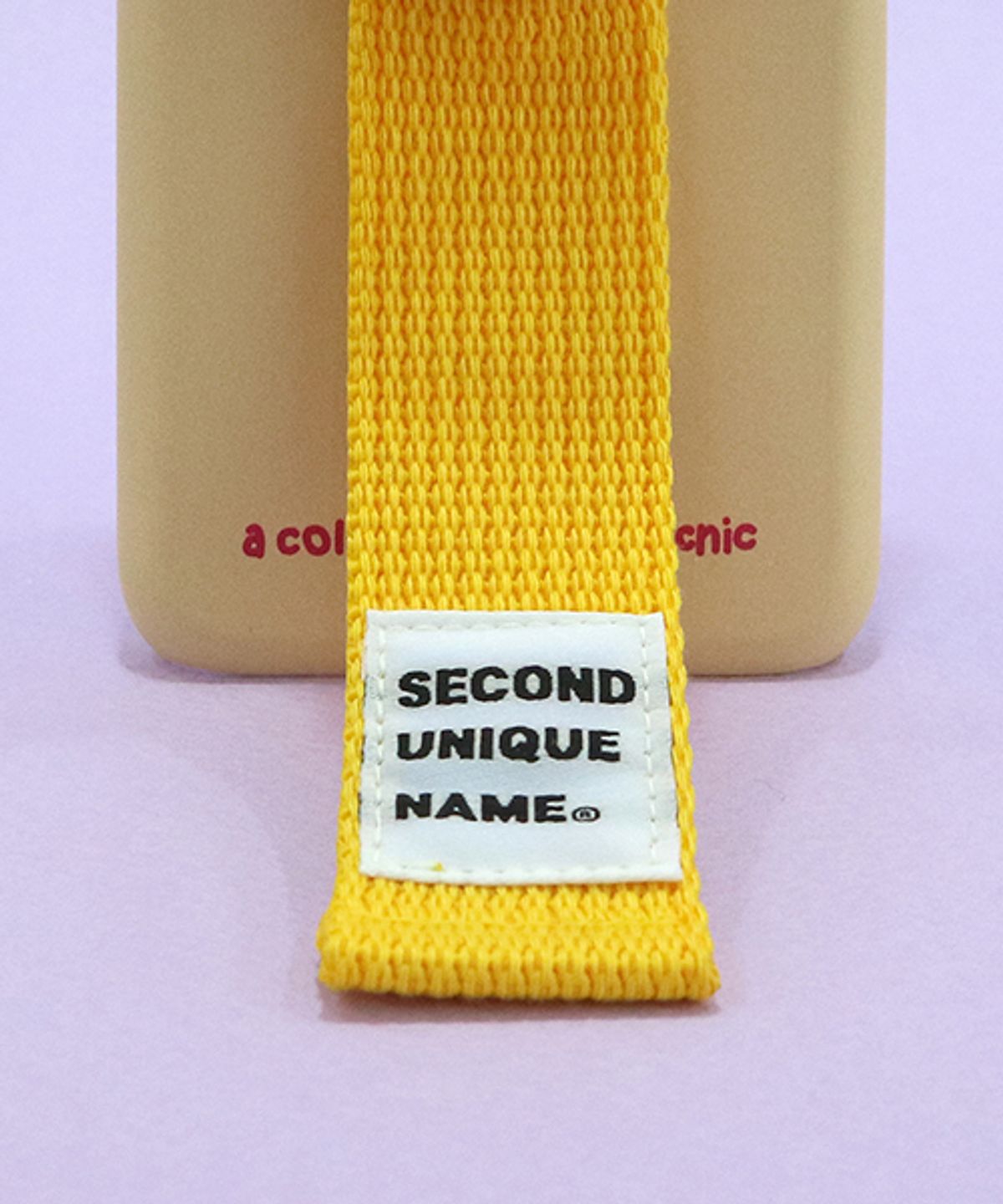 세컨드유니크네임(SECOND UNIQUE NAME) SUN CASE SUNLIGHT BEIGE YELLOW (ILLUST)