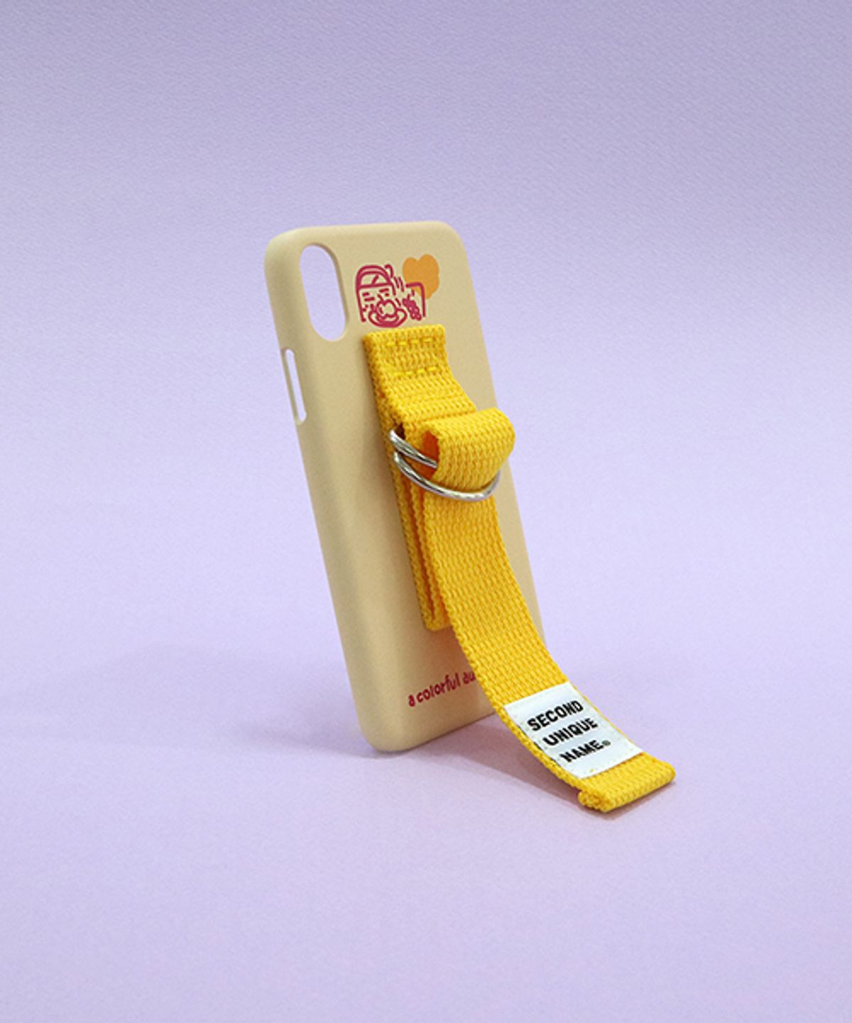 세컨드유니크네임(SECOND UNIQUE NAME) SUN CASE SUNLIGHT BEIGE YELLOW (ILLUST)