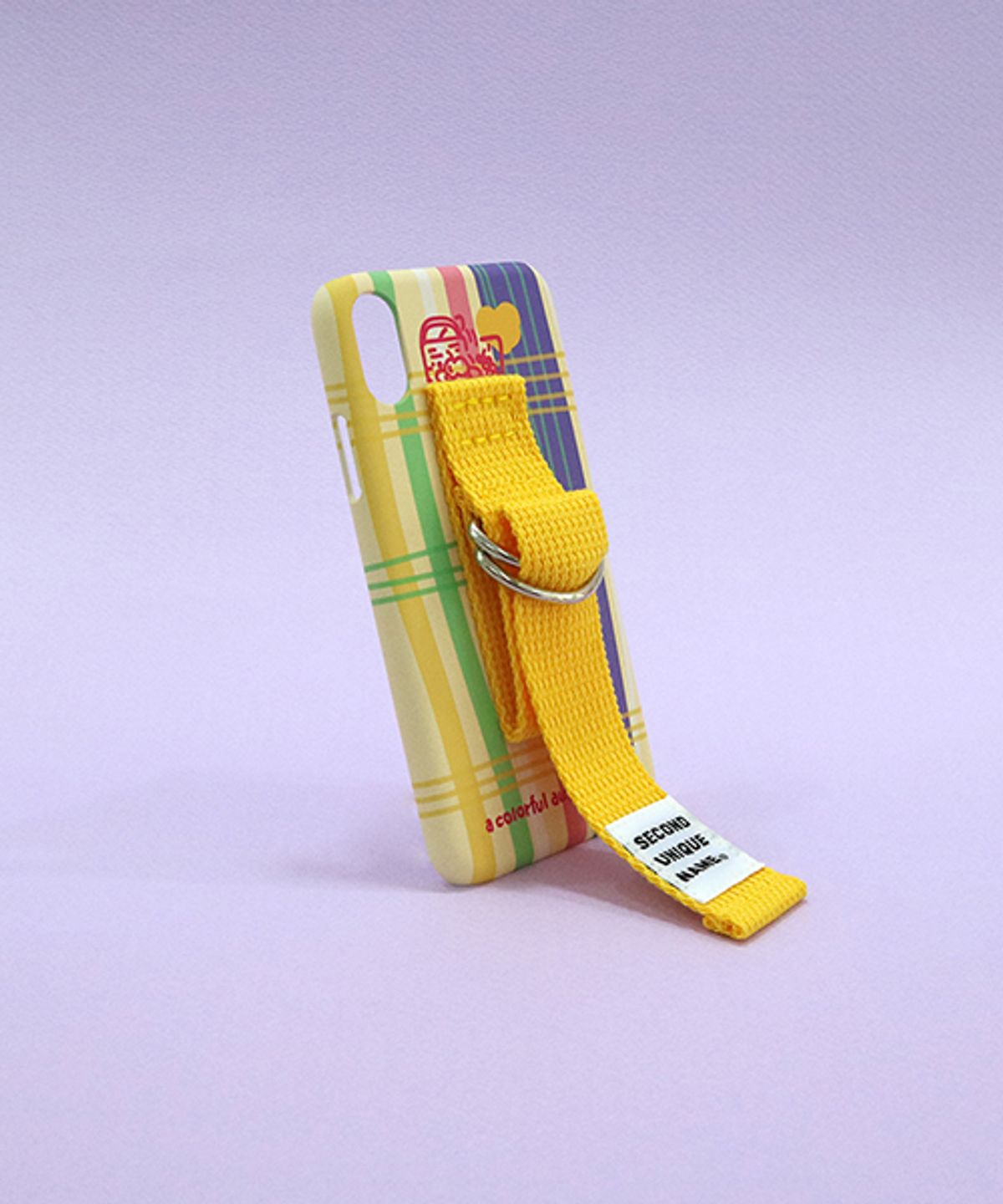 세컨드유니크네임(SECOND UNIQUE NAME) SUN CASE SUNLIGHT BEIGE YELLOW (PATTERN)