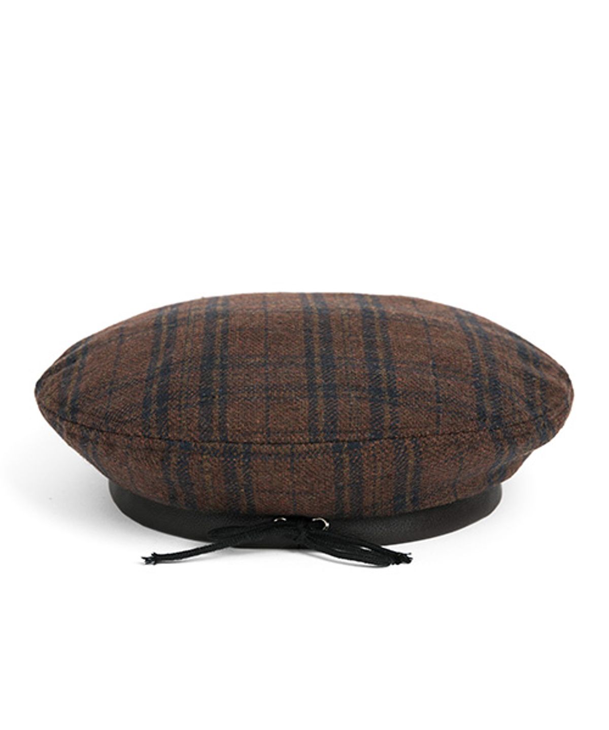 와일드 브릭스(WILD BRICKS) WD TARTAN CHECK FLAT BERET (brown)