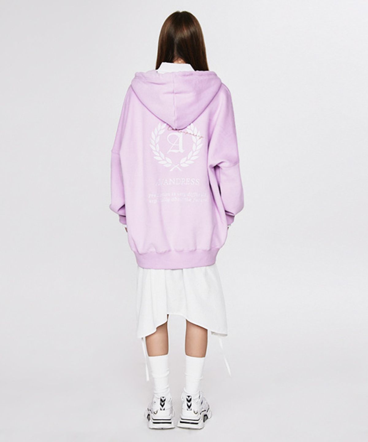어반드레스(AVANDRESS) UNISEX LAUREL OVERSIZED HOODIE