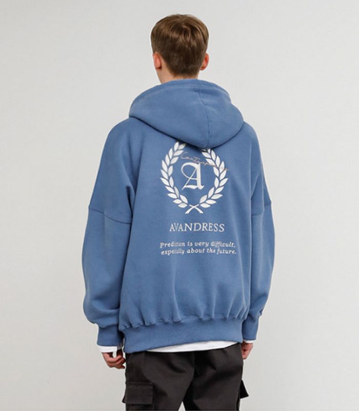 AVANDRESS★韓国★男女兼用★UNISEX OVERFIT APPLIQUE HOODIE Designer fashion, Seoul-fully created | W Concept