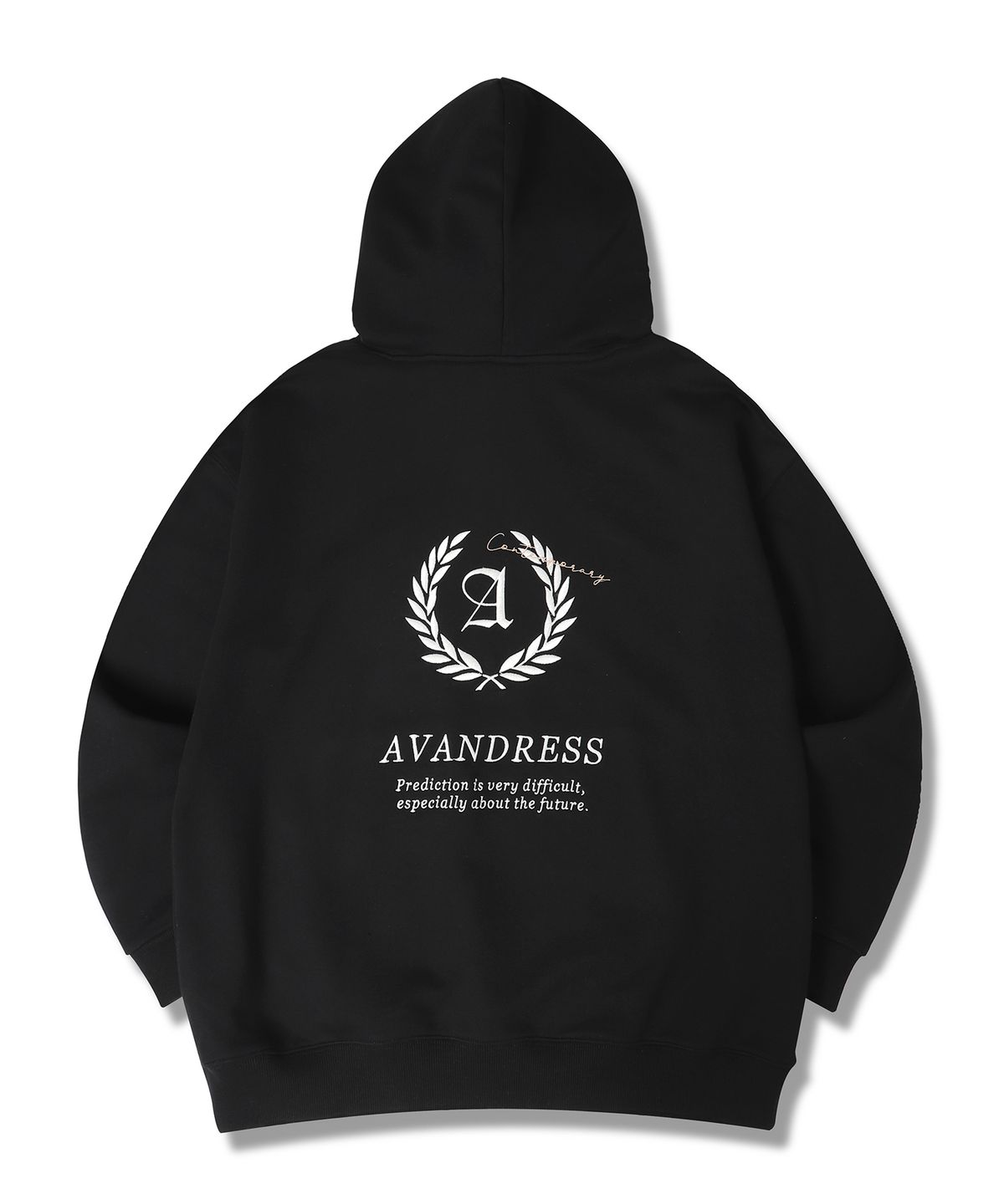 어반드레스(AVANDRESS) UNISEX LAUREL OVERSIZED HOODIE GREY