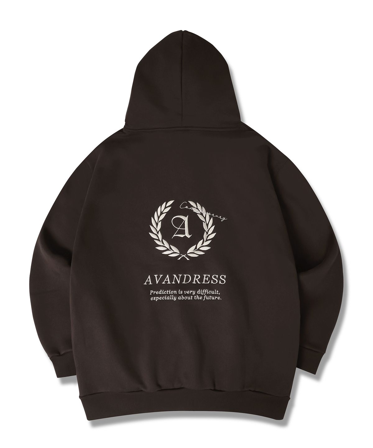 어반드레스(AVANDRESS) UNISEX LAUREL OVERSIZED HOODIE GREY