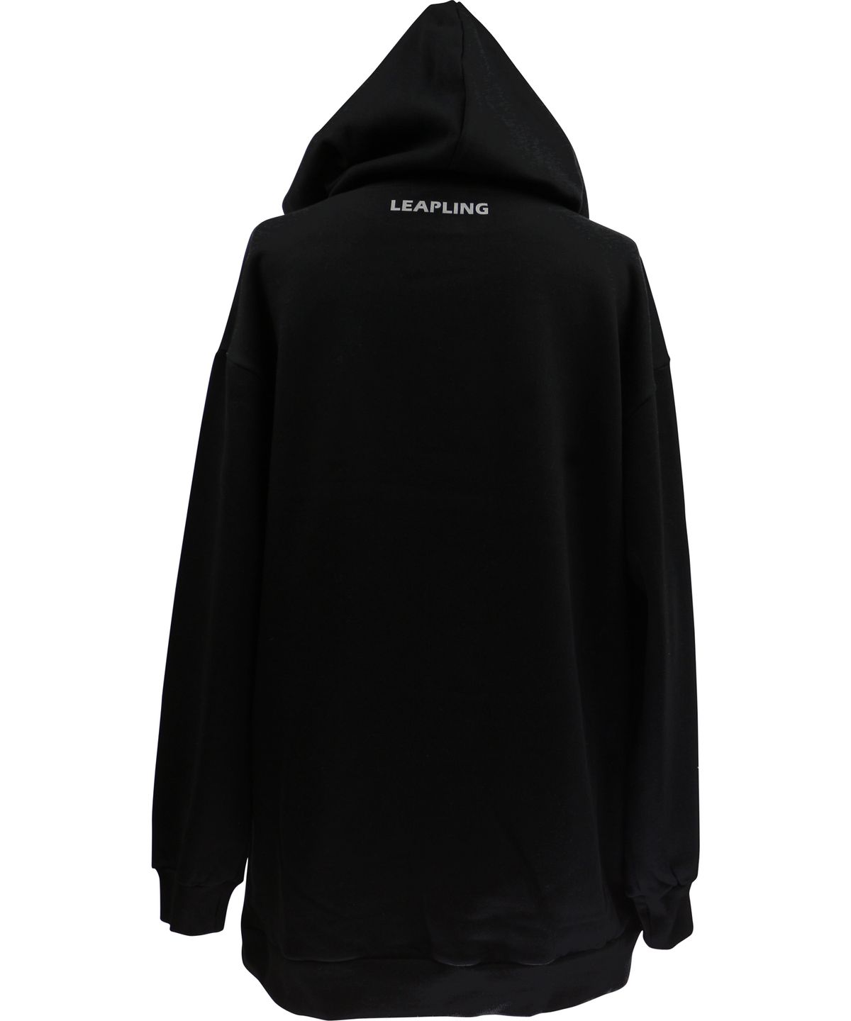 리플링(LEAPLING) BLACK HOODIE (두여자)