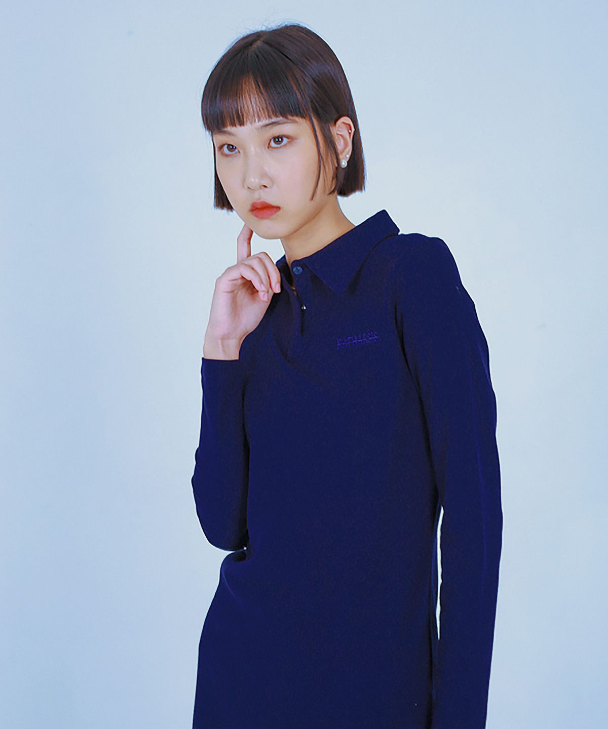 카타르시스(KATHARSIS) 피케이 원피스 (네이비)_S M