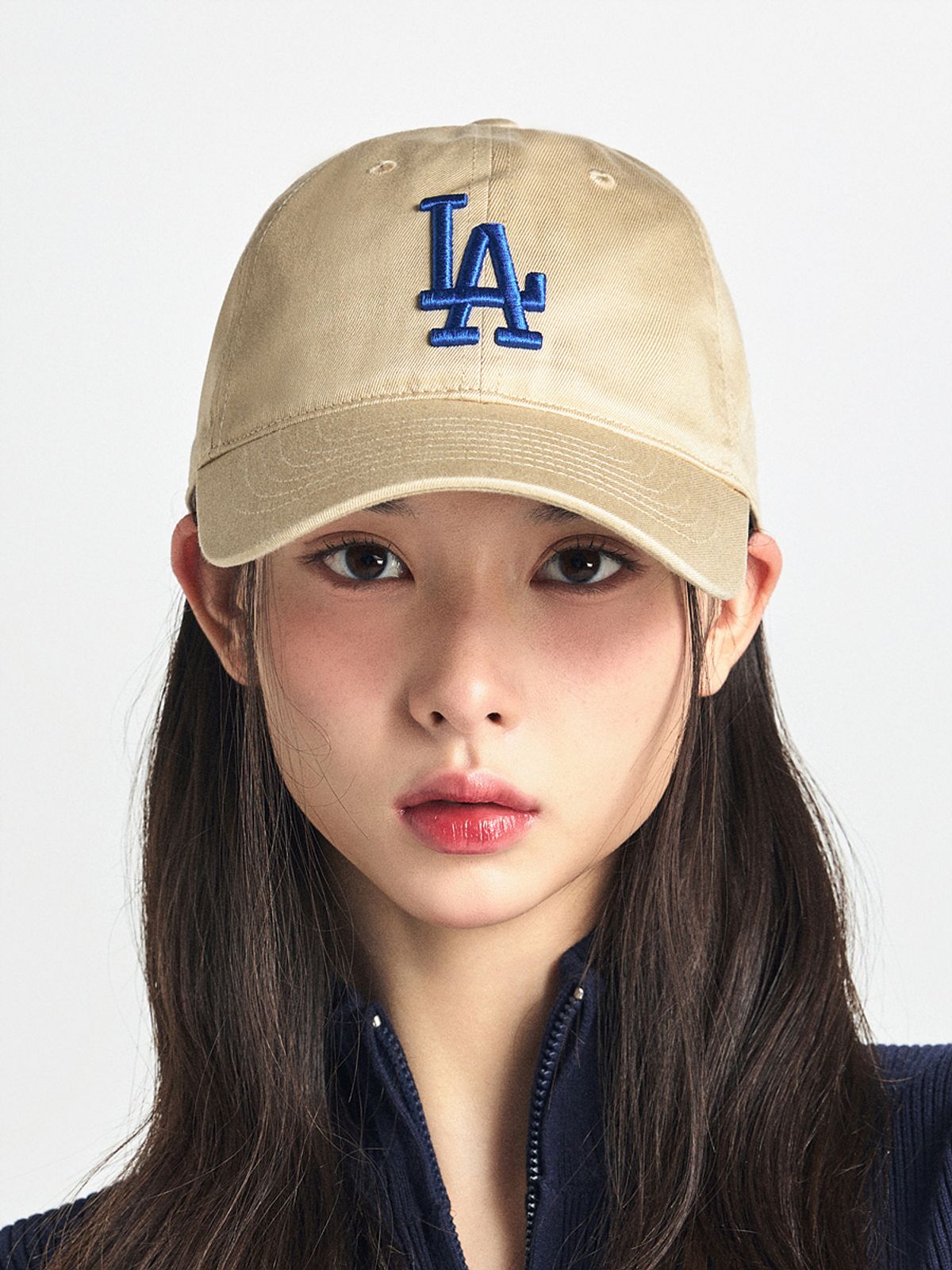 엠엘비(MLB) 에이스 언스트럭쳐 볼캡 LA (Beige)