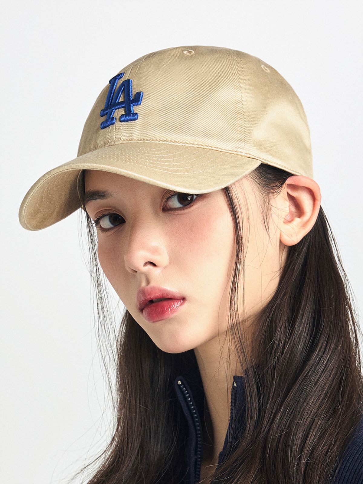 엠엘비(MLB) 에이스 언스트럭쳐 볼캡 LA (Beige)