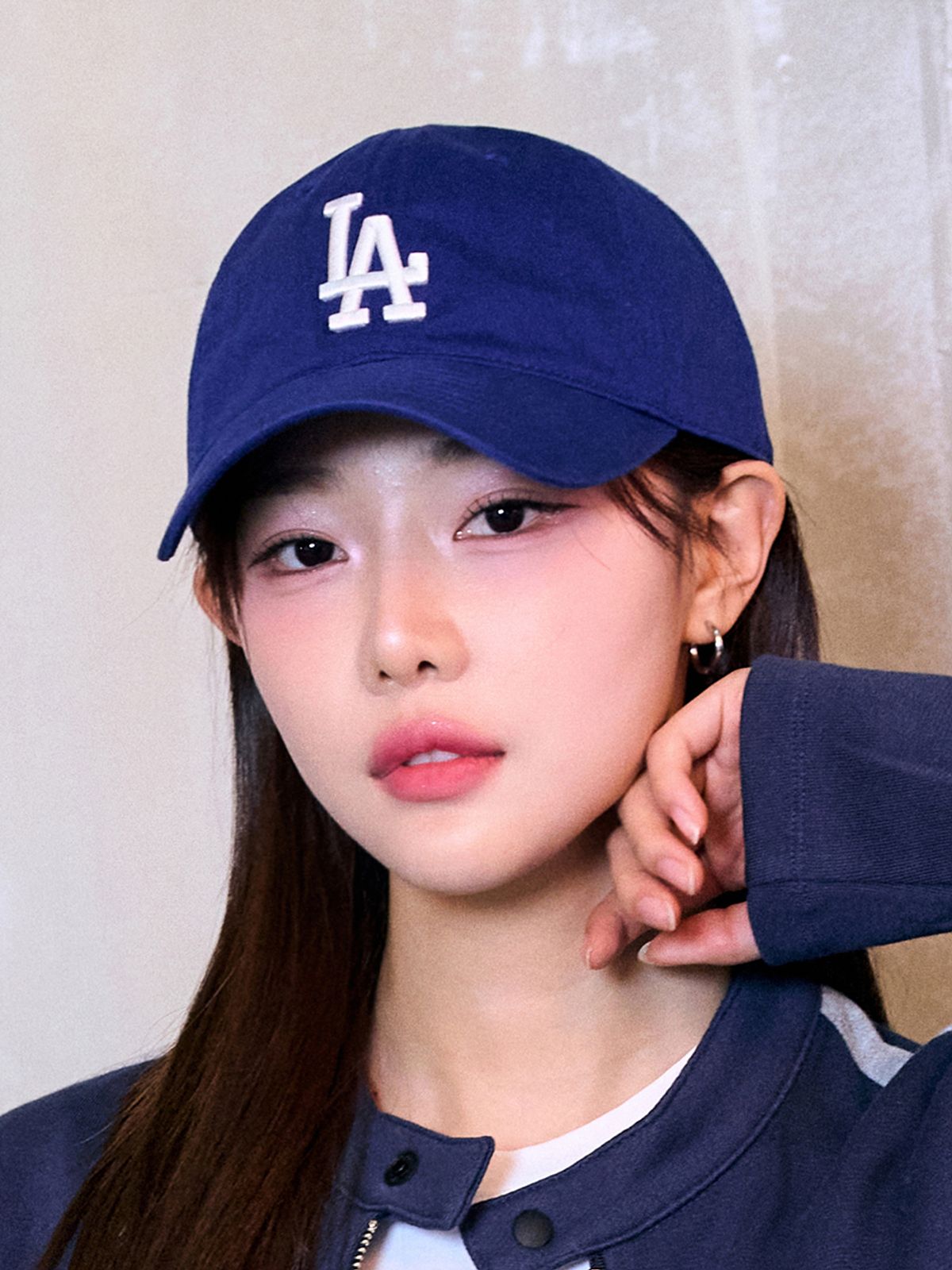 엠엘비(MLB) 에이스 언스트럭쳐 볼캡 LA (Navy)