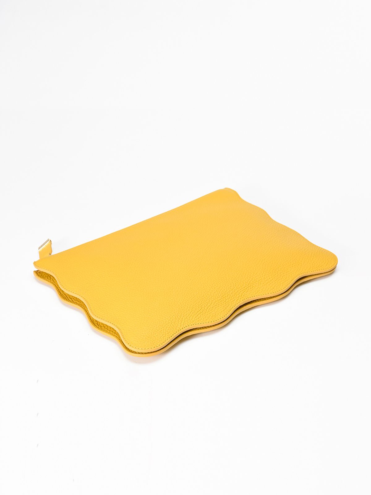 엘더블유엘(LWL) RUFFLE CLUTCH (러플 클러치) Yellow