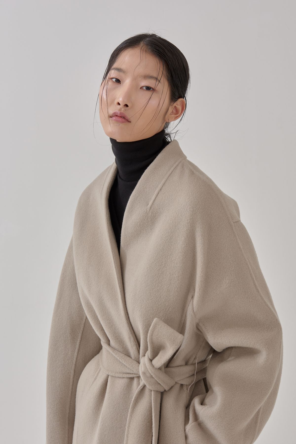 고목(KOMOK) 여밈 코트 (Yeomim coat-Ivory)