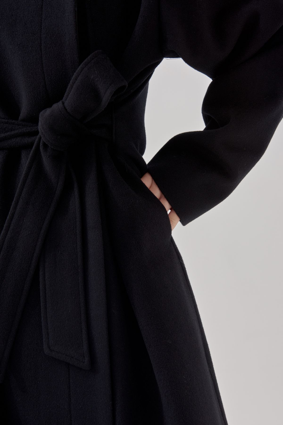고목(KOMOK) 두루마기 원피스 코트 (Durumagi one piece coat-Black)