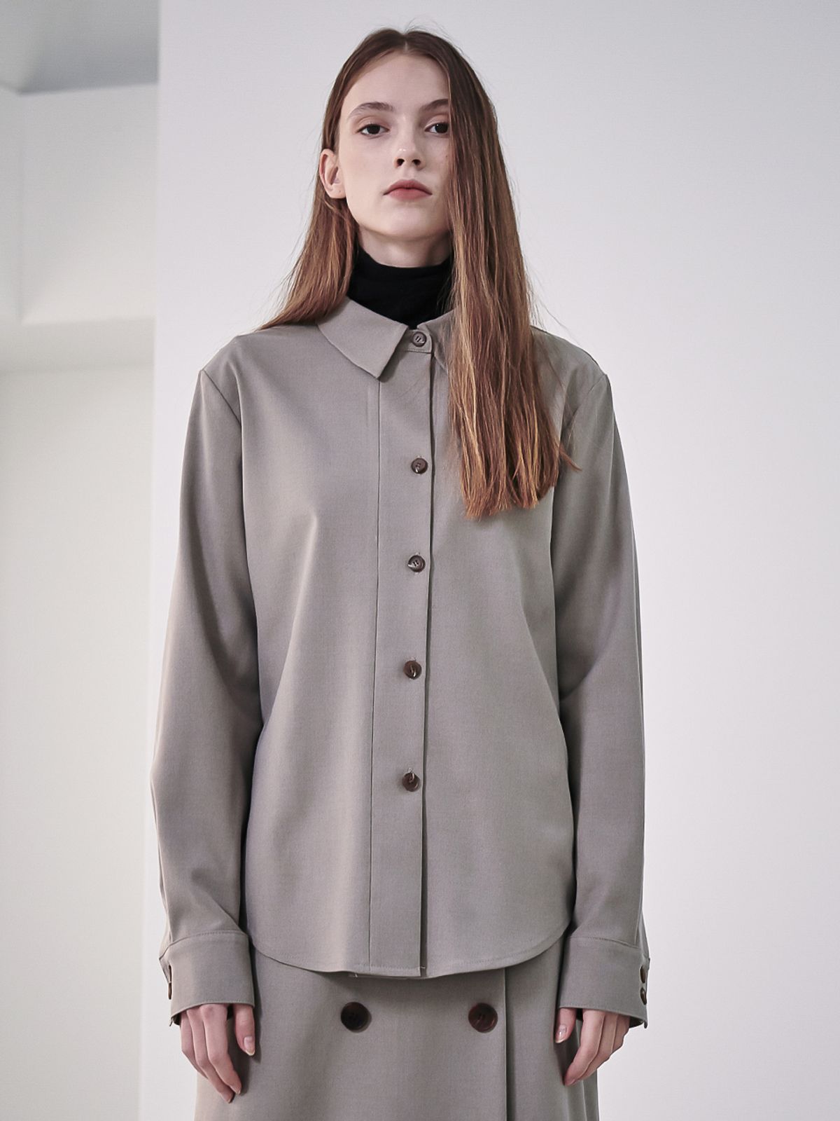 아쿠드(ACUD) Gaia Blouse_Beige