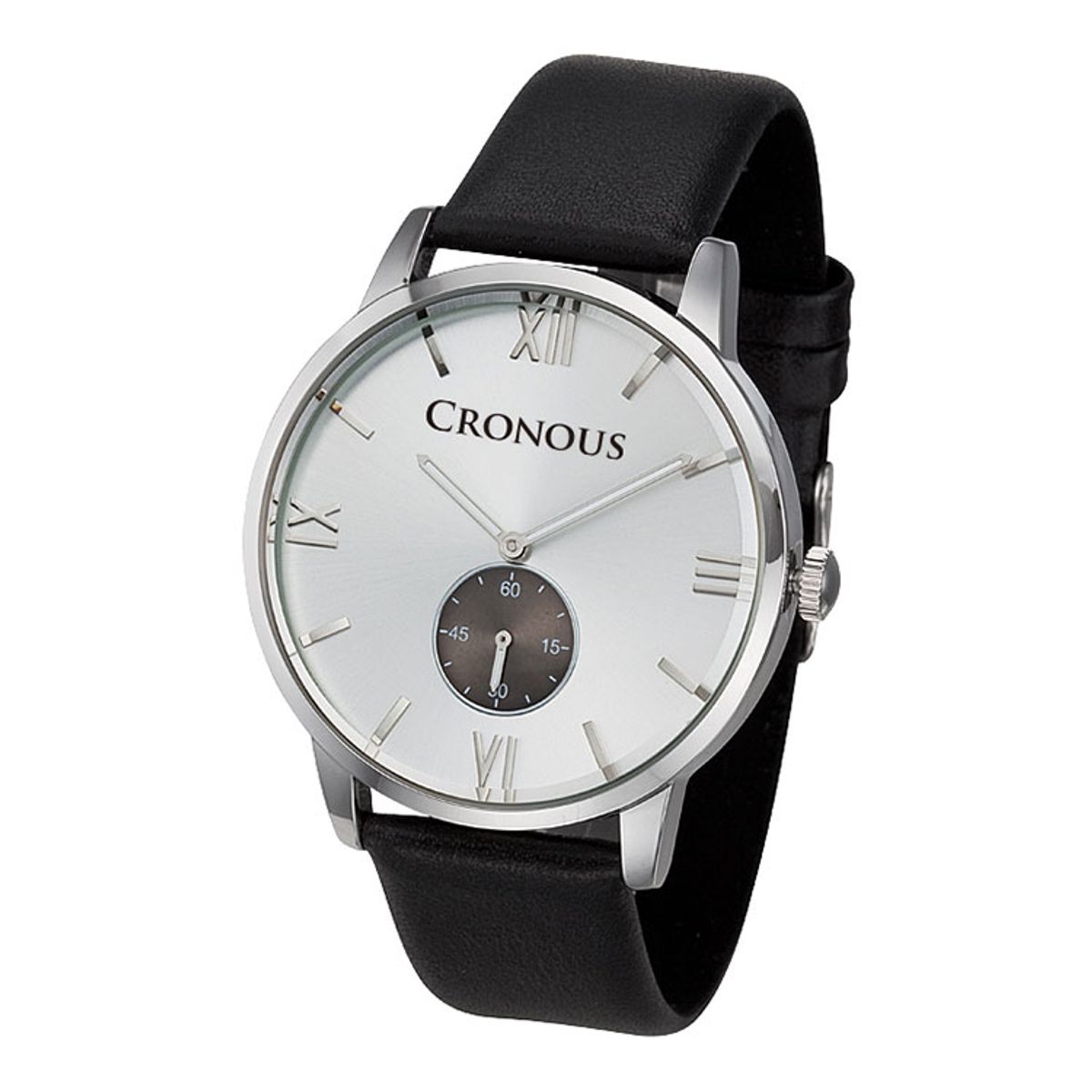 크로노스(CRONOUS) CRD33005A-WTBK M 남자시계 가죽시계
