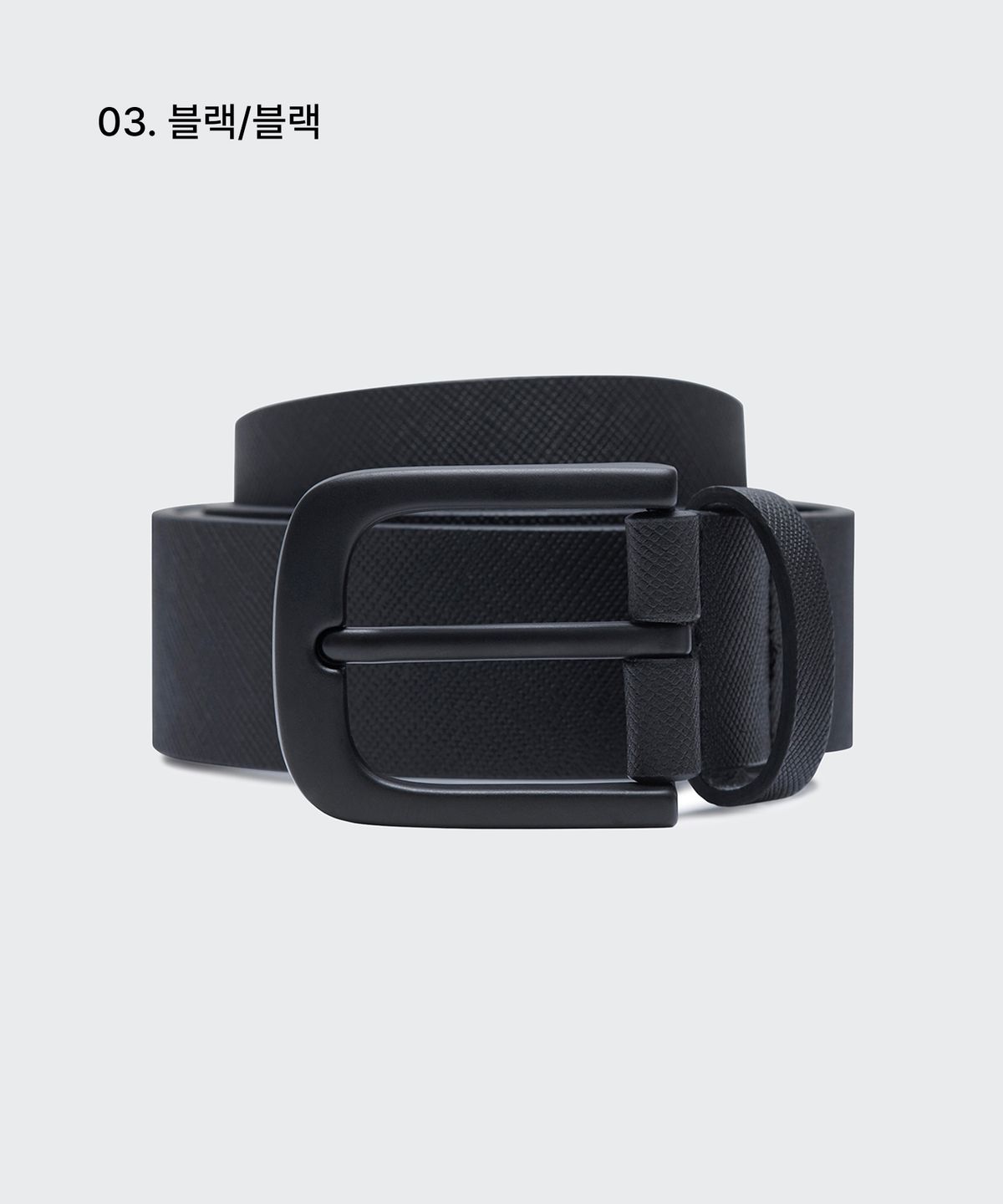 무신사 스탠다드(MUSINSA STANDARD) 사피아노 신세틱 레더 벨트_30mm