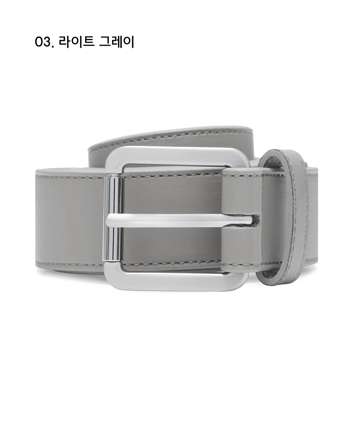 무신사 스탠다드(MUSINSA STANDARD) 신세틱 레더 롱 벨트