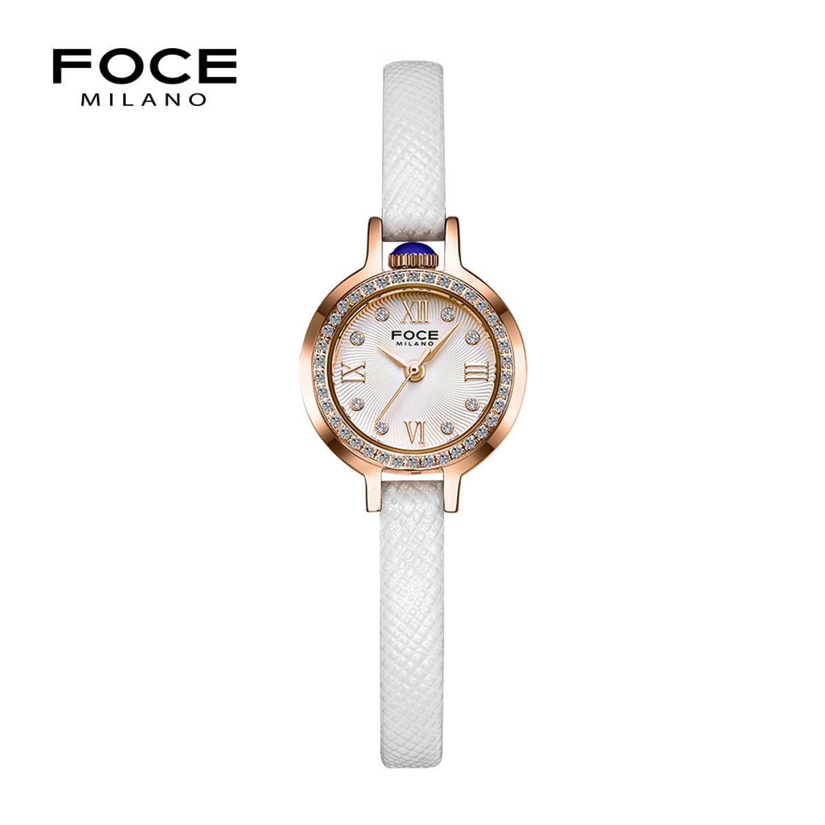 포체 레이디(FOCE LADY) 22.5mm 여성 가죽시계 FM1927L-WRG