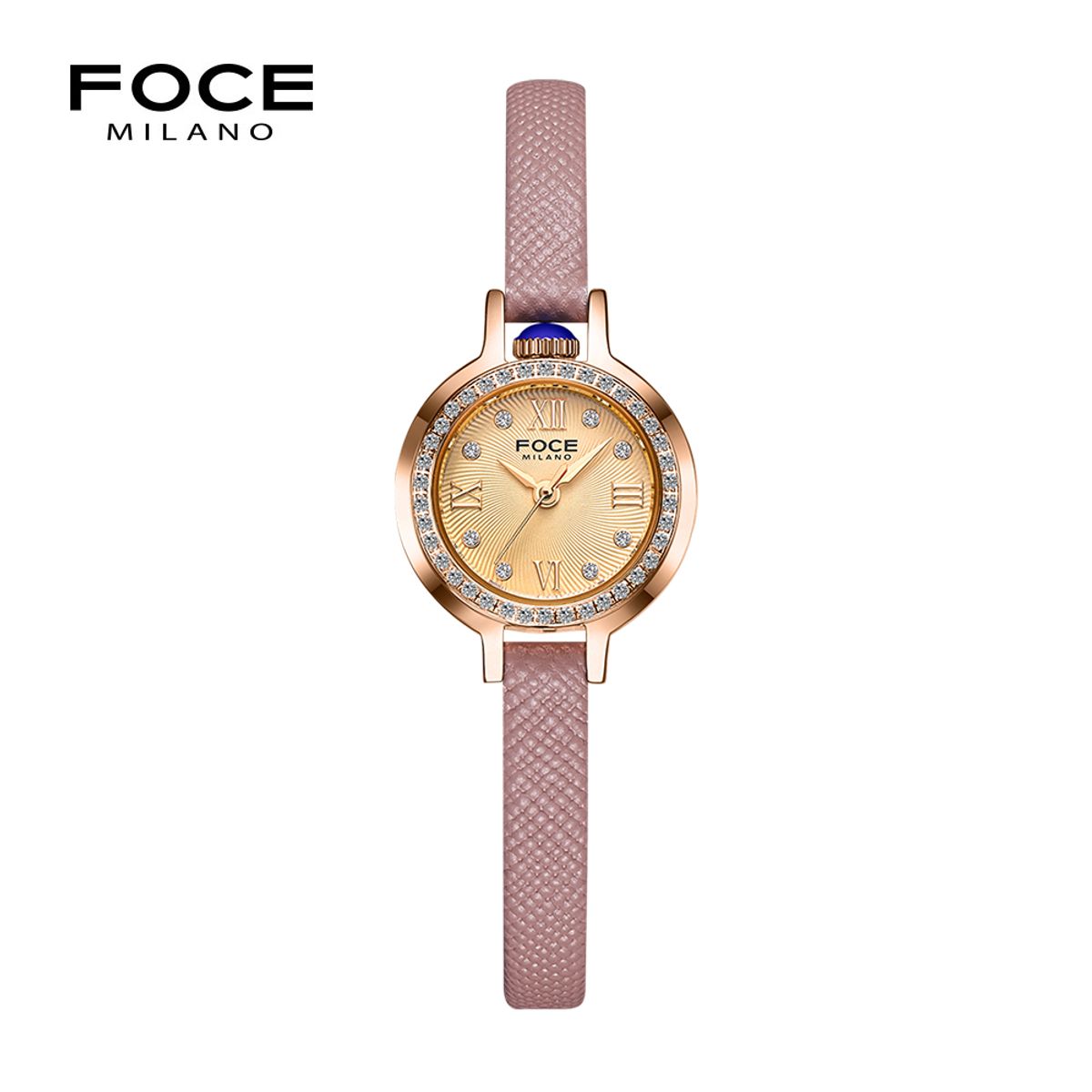 포체 레이디(FOCE LADY) 22.5mm 여성 가죽시계 FM1927L-RG