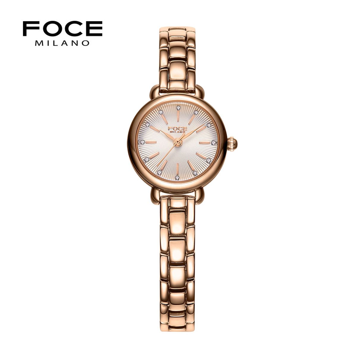 포체 레이디(FOCE LADY) 23mm 여성 로즈골드 메탈시계 FM1911WRG