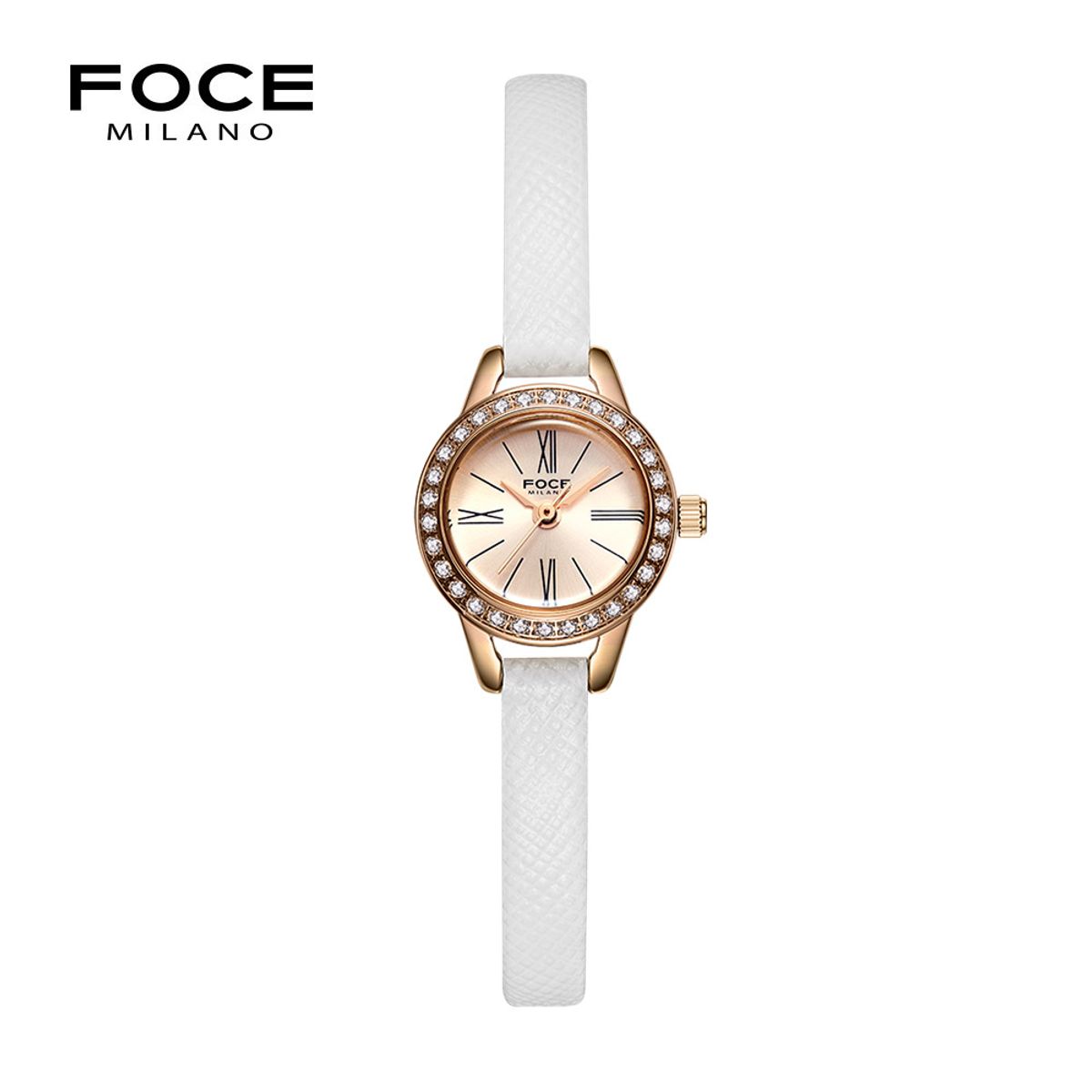 포체 레이디(FOCE LADY) 18mm 여성 가죽시계 FM1906L-RG
