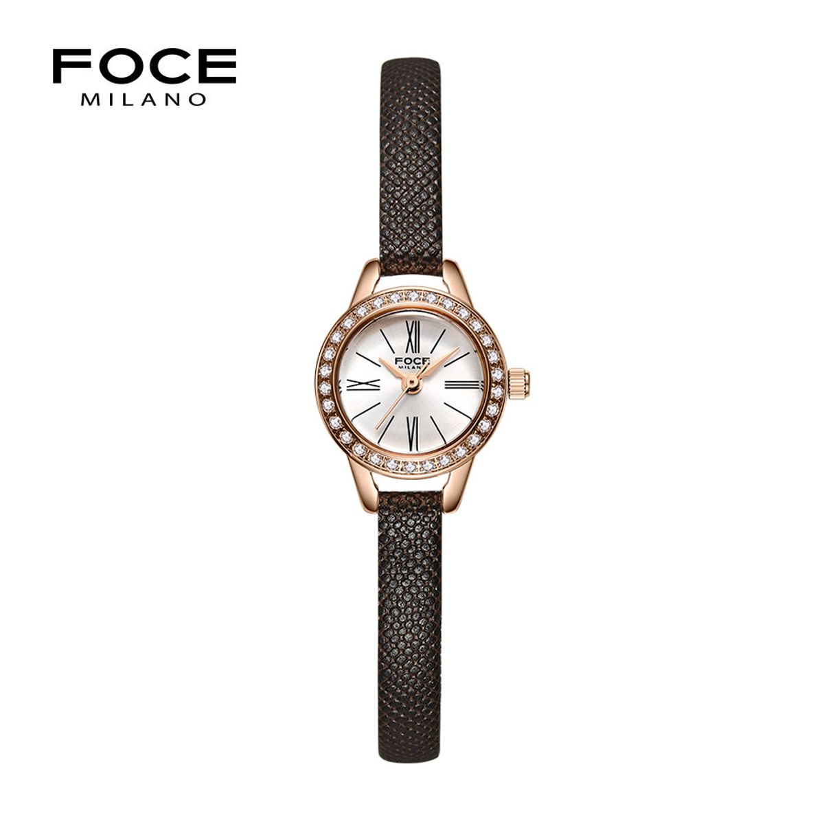 포체 레이디(FOCE LADY) 18mm 여성 가죽시계 FM1906L-WRG