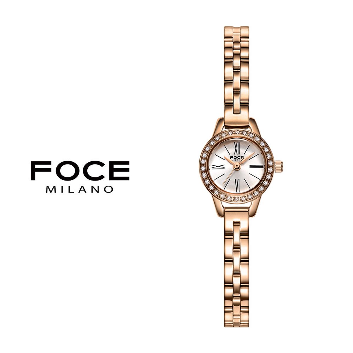 포체 레이디(FOCE LADY) 18mm 여성 로즈골드 메탈시계 FM1906WRG