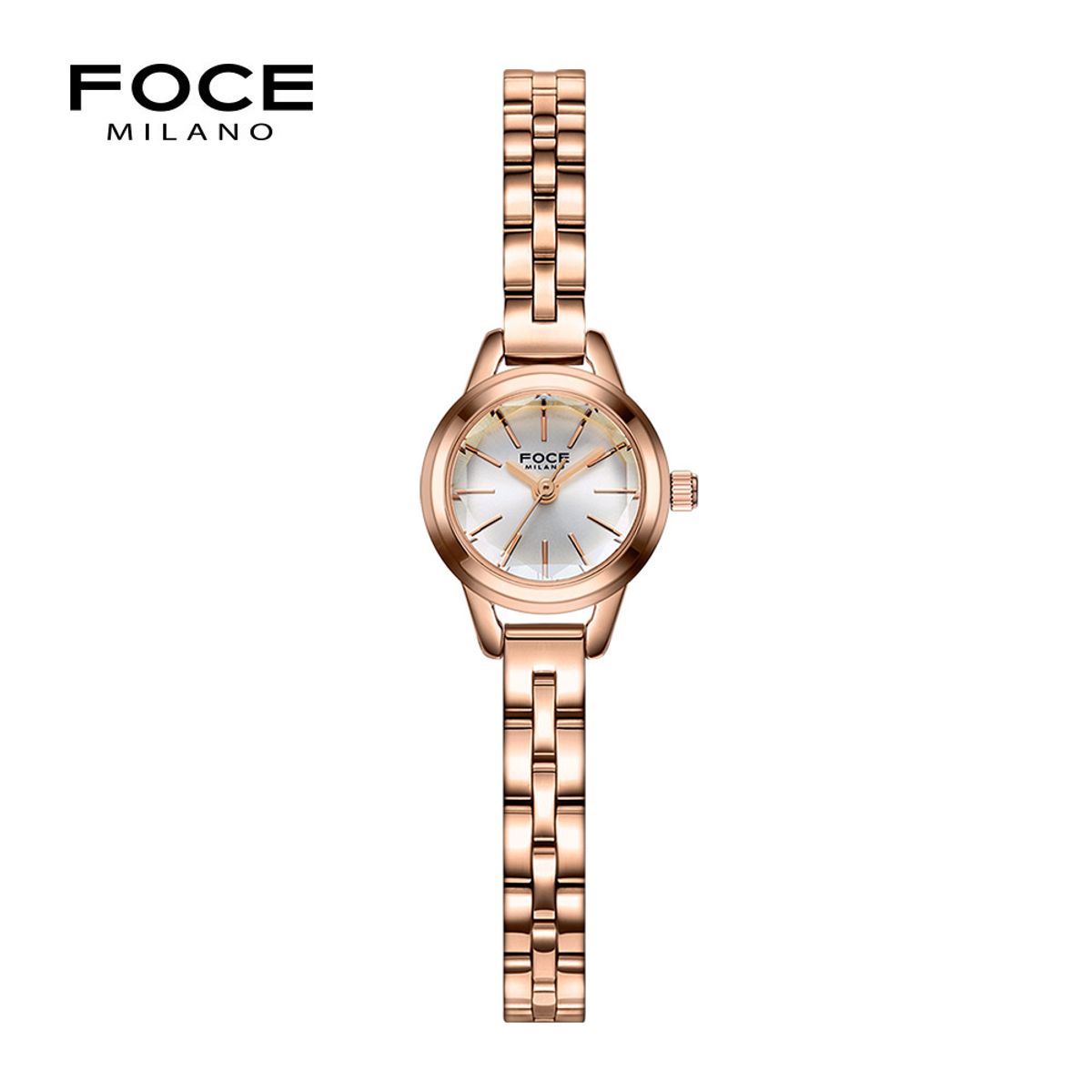 포체 레이디(FOCE LADY) 18mm 여성 로즈골드 메탈시계 FM1905RG