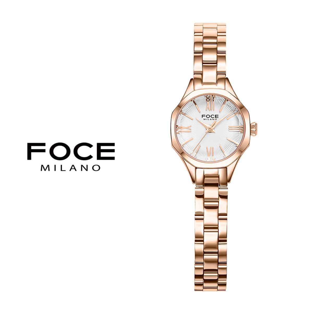 포체 레이디(FOCE LADY) 20.5mm 여성 로즈골드 메탈시계 FM1910R