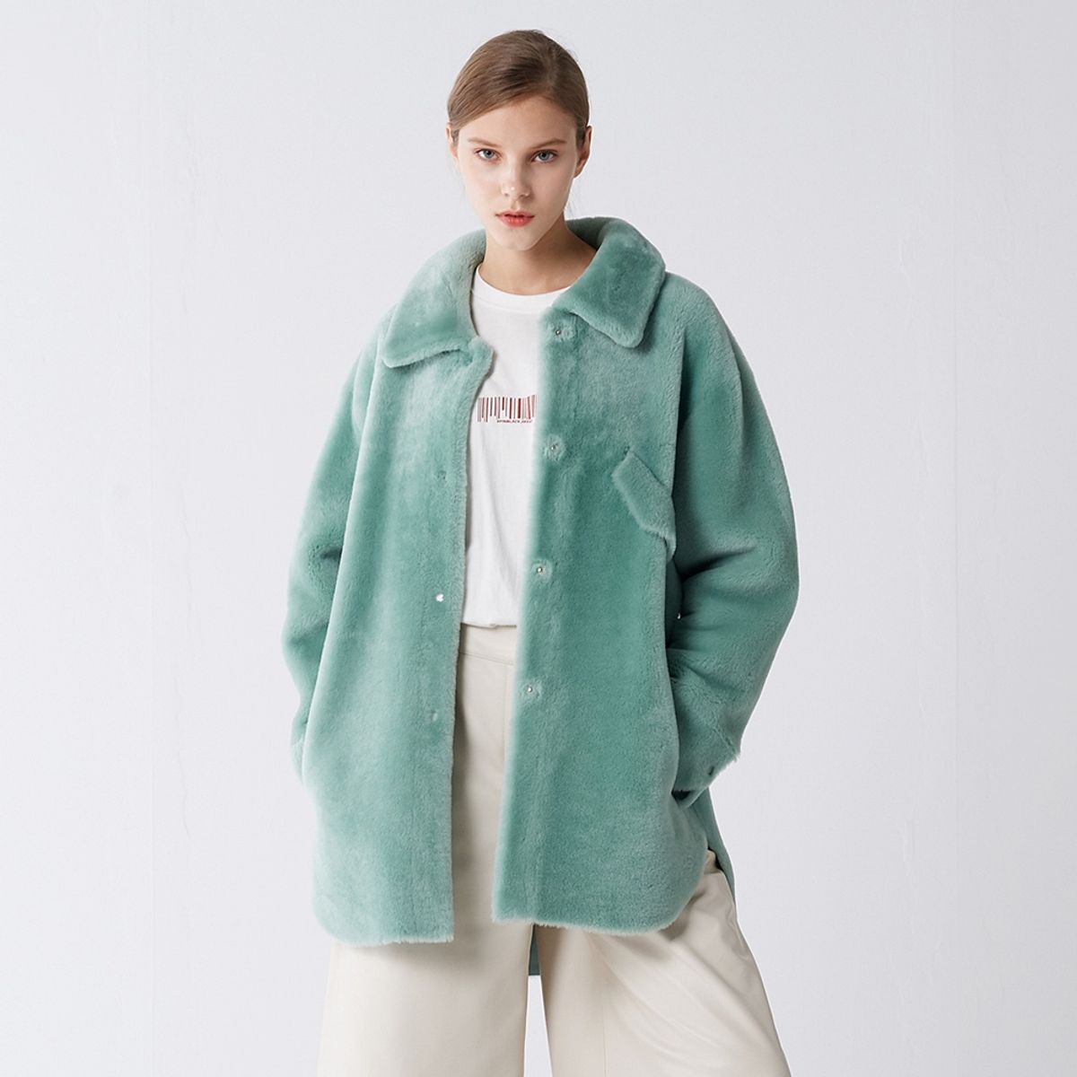 핀블랙(PINBLACK) REVERSIBLE REAL OVERFIT MUSTANG MINT