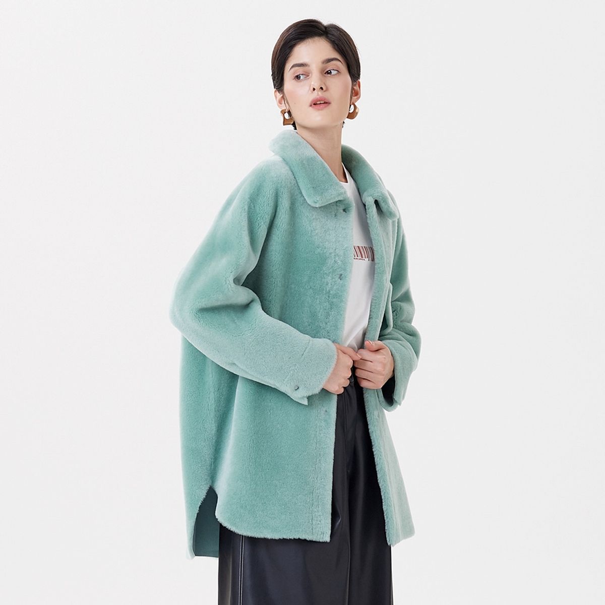 핀블랙(PINBLACK) REVERSIBLE REAL OVERFIT MUSTANG MINT