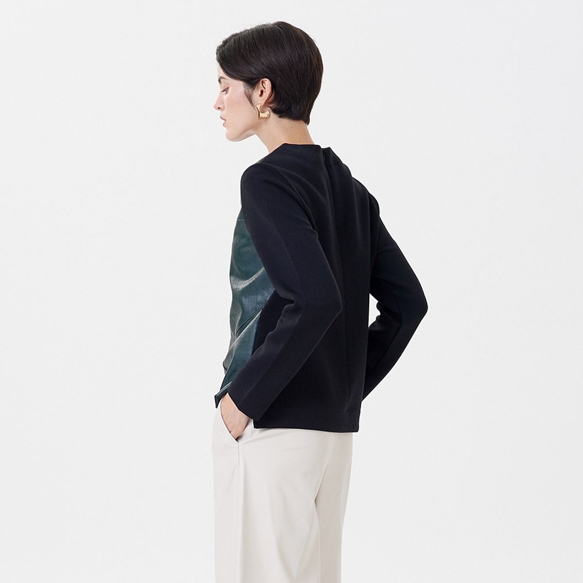 핀블랙(PINBLACK) FAKE PATCH COLORING MTM BLACK