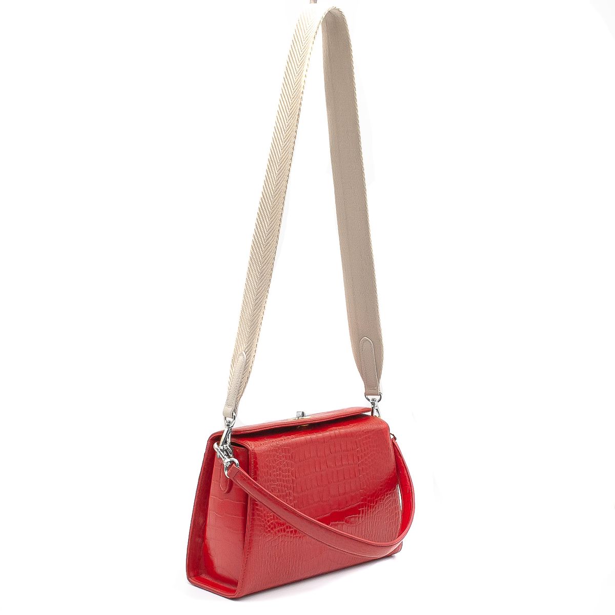 케네스영(KENNETH YOUNG) Taxi Bag_ Red_Croco