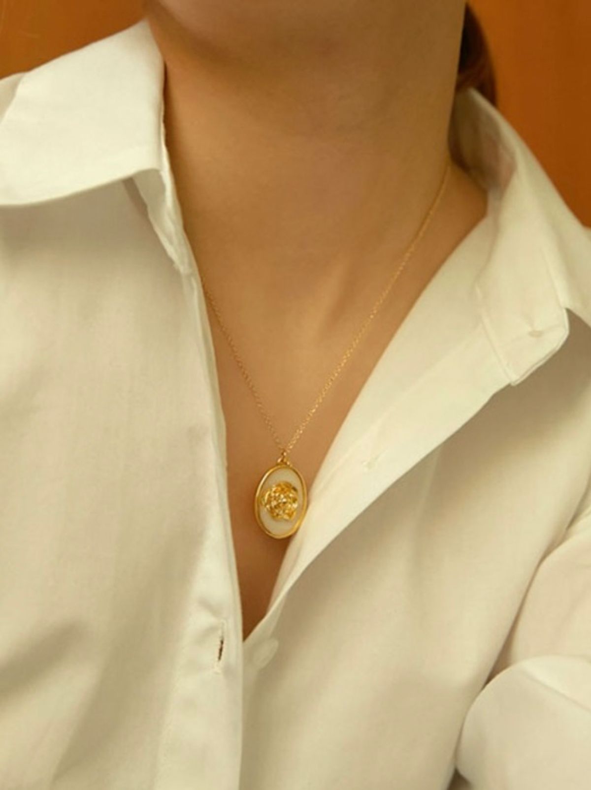 카인더베이비(KINDABABY) rose necklace [4 color]