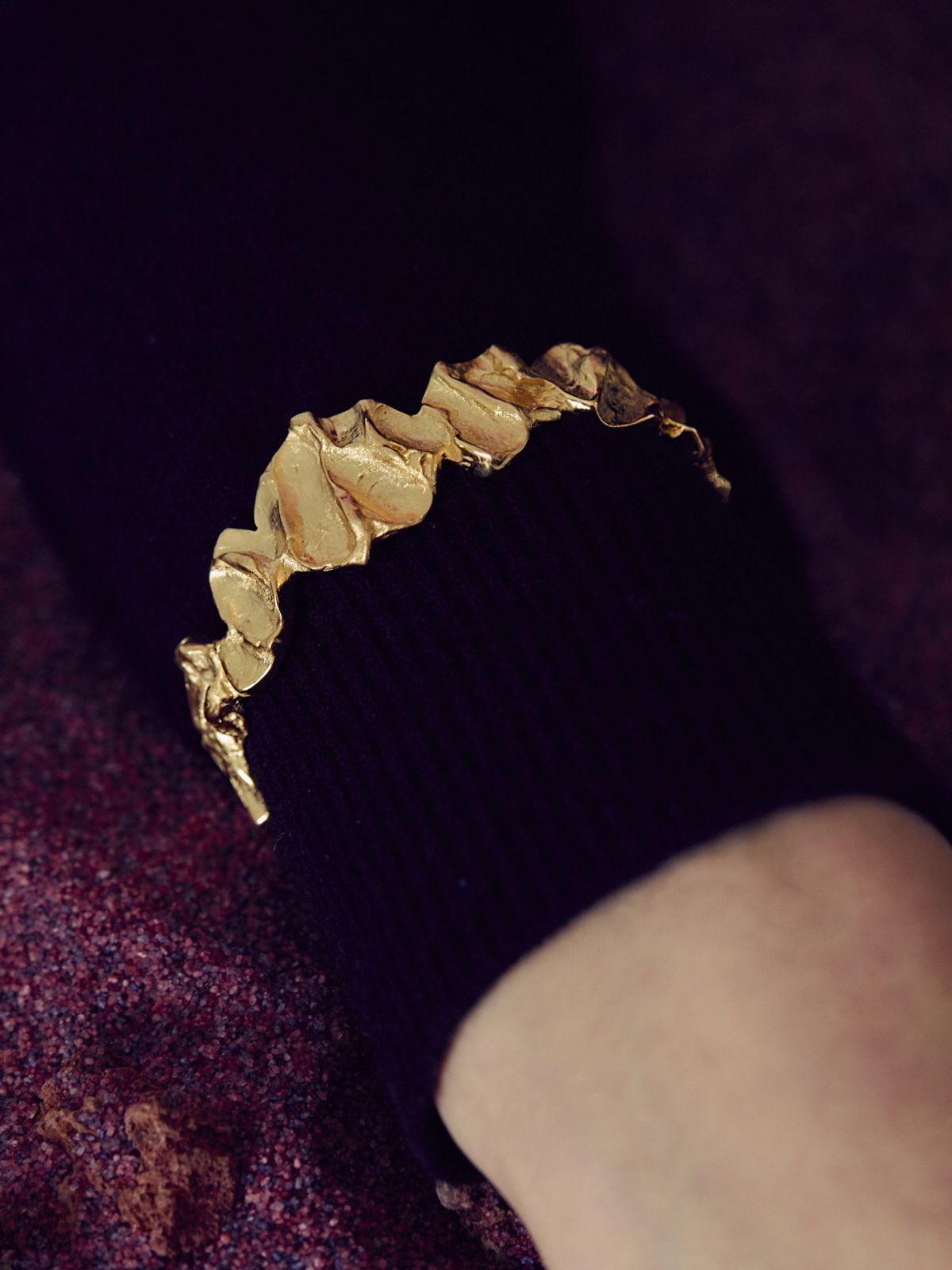 오를린(OHRLIN) Oil paint texture cuff